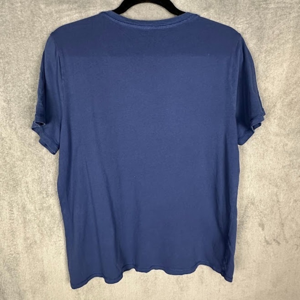 Life Is Good Tshirt Womens Large Blue Short Sleeve V Neck Comfort Summer Beach - Picture 7 of 12